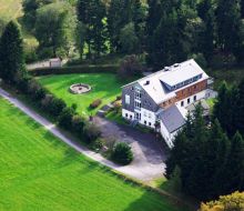 Gruppenpension Das orange Schaf von oben