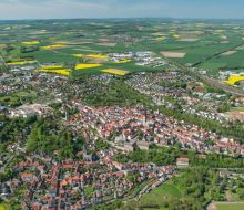 Warburg und Umland aus der Vogelperspektive