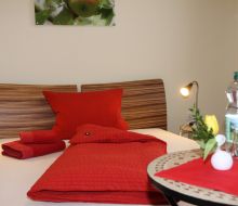 Sitzecke im Zimmer in Pension Famosschlafen Warburg