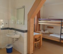 Etagenbetten in der Jugendherberge Bad Karlshafen-Helmarshausen