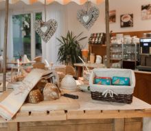 Blick auf das Frühstück im Hotel Montana in Diemelstadt-Rhoden