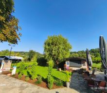 Einfahrtsbereich und Kiosk Campingplatz Diemelaue