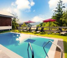 Aussenpool im Chaletpark von Göbels Seehotel