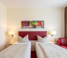 Ansicht eines Twin-Bed-Zimmers