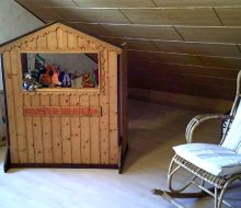 Kaspertheater im Spielzimmer Ferienhaus Biedermann