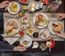 Blick auf Frühstück im Privathotel Willino Willingen