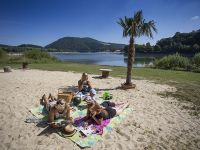 Familie im Bergwerk Grube Christiane